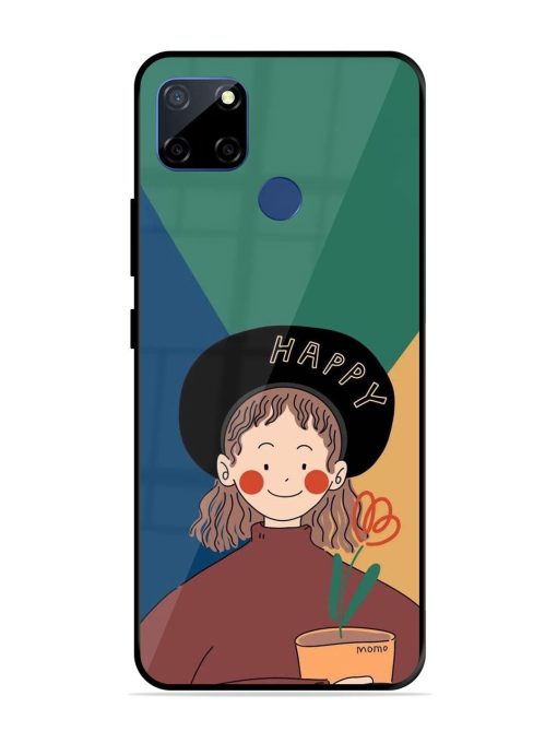 Happy Momo Glossy Soft Edge Case for Realme C12 Chachhi