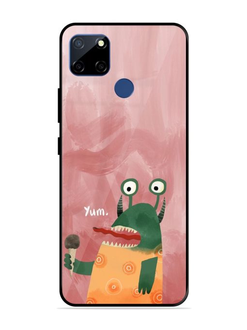 Hungry Monster Glossy Soft Edge Case for Realme C12 Chachhi