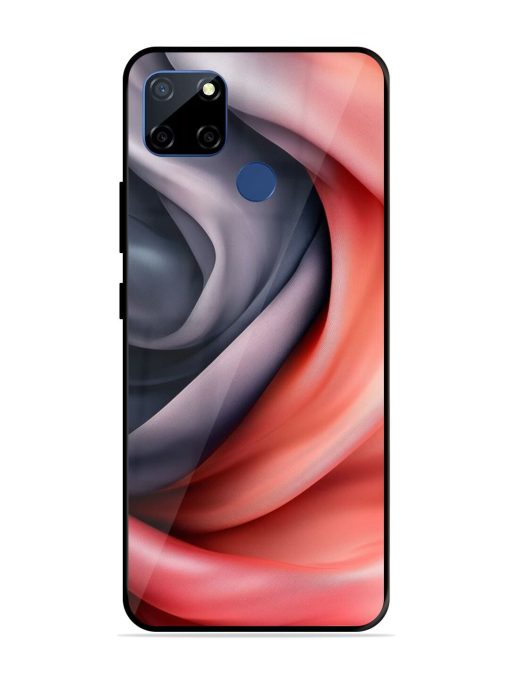 Swirling Silk Glossy Soft Edge Case for Realme C12 Chachhi