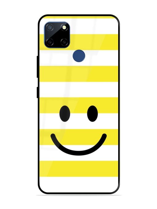 Smiling Stripes Glossy Soft Edge Case for Realme C12 Chachhi