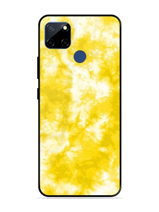 Golden Tie-Dye Twirl Glossy Soft Edge Case for Realme C12 Chachhi