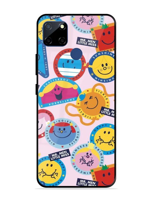 Whimsical Mr. Men & Little Miss Glossy Soft Edge Case for Realme C12 Chachhi