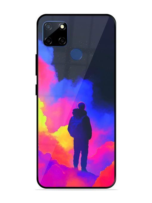 Cosmic Wanderer Glossy Soft Edge Case for Realme C12 Chachhi