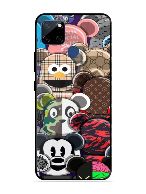 Streetwear Bearbrick Extravaganza Glossy Soft Edge Case for Realme C12 Chachhi