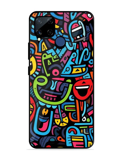 Doodlephoria Glossy Soft Edge Case for Realme C15 Chachhi