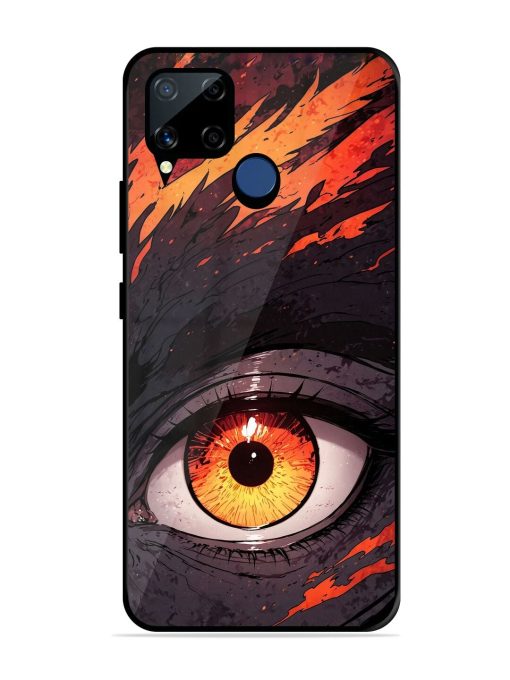 Inferno Gaze Glossy Soft Edge Case for Realme C15 Chachhi