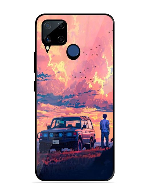 Solitude'S Horizon Glossy Soft Edge Case for Realme C15 Chachhi