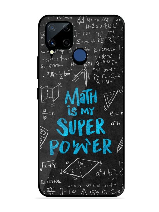 Math Magic Glossy Soft Edge Case for Realme C15 Chachhi