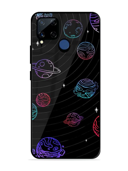 Cosmic Ballet Glossy Soft Edge Case for Realme C15 Chachhi