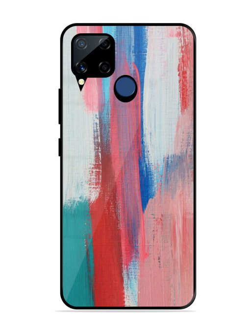 Colorful Chaos Glossy Soft Edge Case for Realme C15