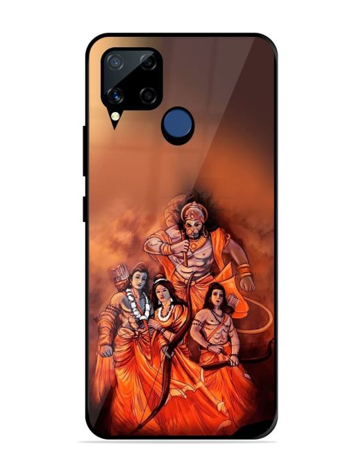 Sita Ram Glossy Soft Edge Case for Realme C15 Chachhi