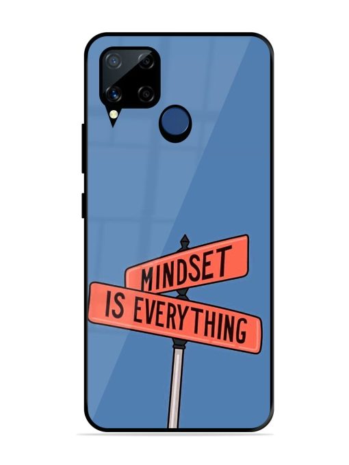 Mindset Matters Glossy Soft Edge Case for Realme C15 Chachhi