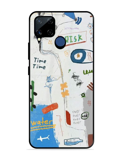 Mind Map Madness Glossy Soft Edge Case for Realme C15 Chachhi