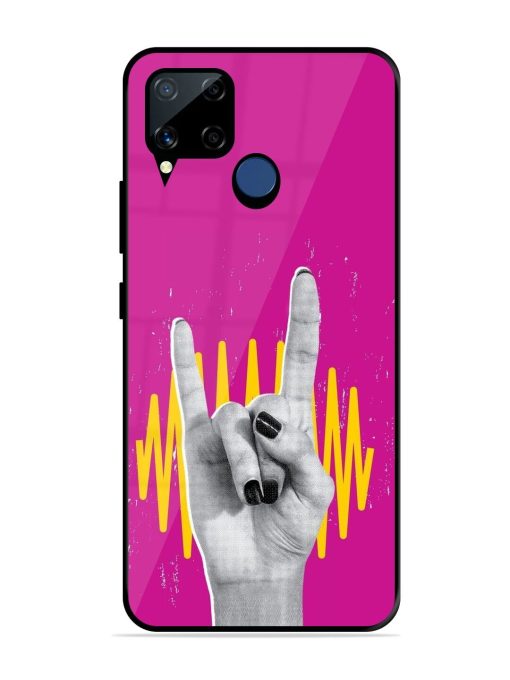 Rock Hand Glossy Soft Edge Case for Realme C15