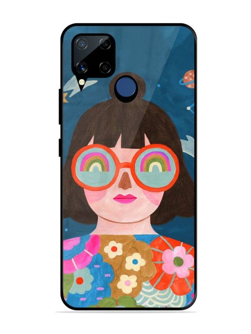 Dreamscape Vision Glossy Soft Edge Case for Realme C15 Chachhi