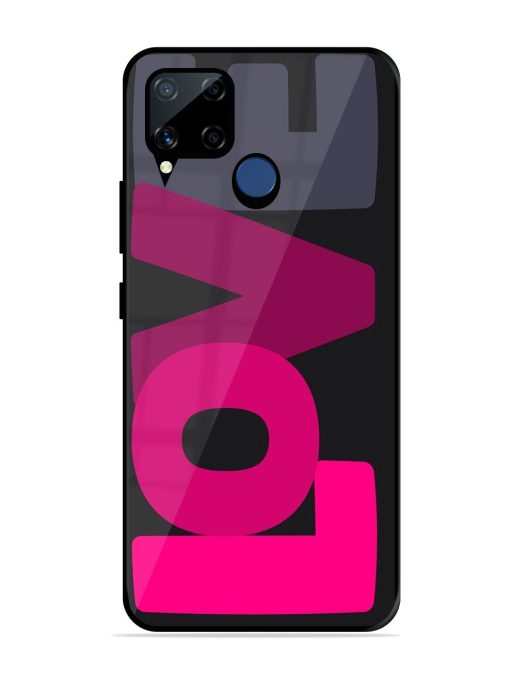 Pixelated Pastel Glossy Soft Edge Case for Realme C15 Chachhi