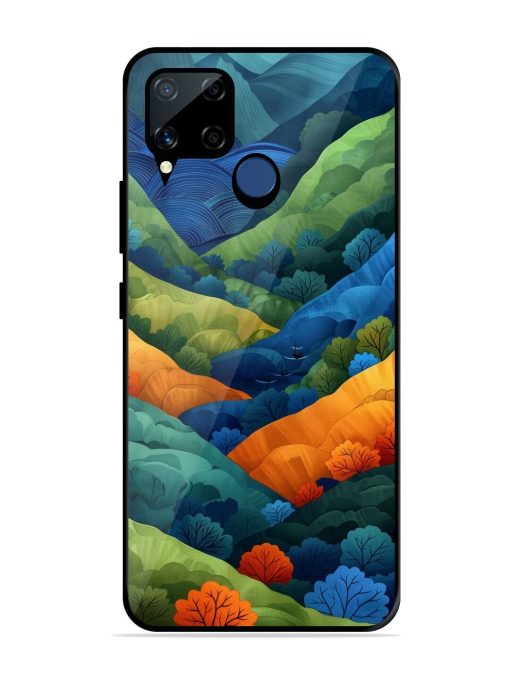 Serene Summits Glossy Soft Edge Case for Realme C15 Chachhi