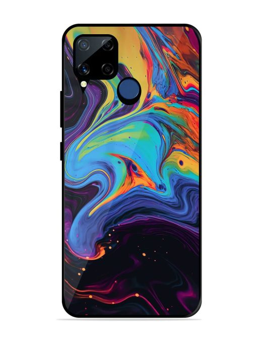 Liquid Dreamscape Glossy Soft Edge Case for Realme C15 Chachhi