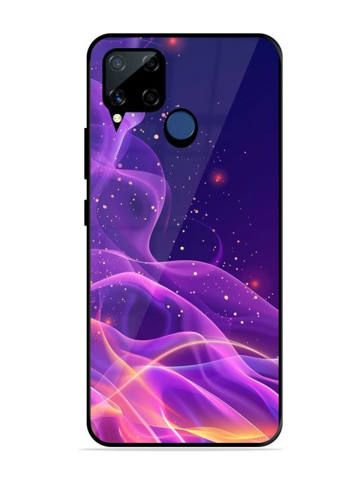 Cosmic Currents Glossy Soft Edge Case for Realme C15 Chachhi