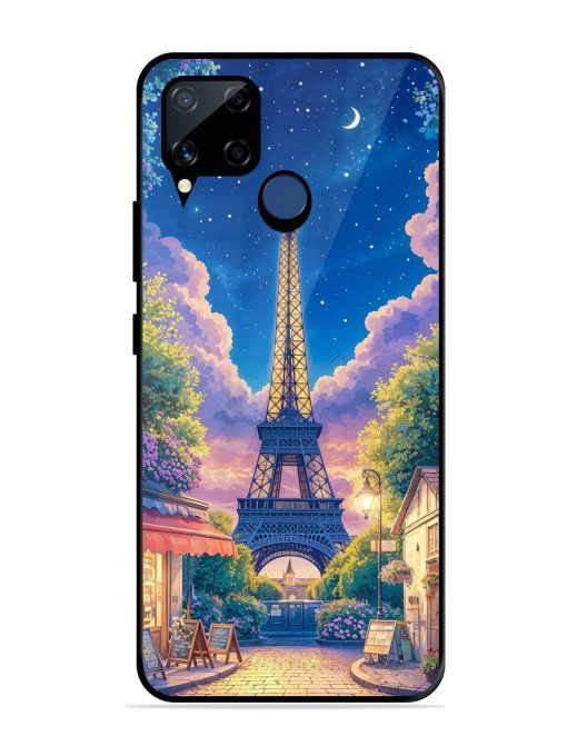 Twilight In Paris Glossy Soft Edge Case for Realme C15