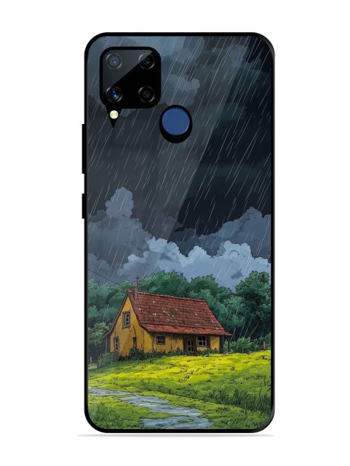 Rainy Day Retreat Glossy Soft Edge Case for Realme C15 Chachhi