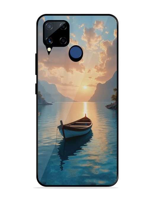 Serene Sunset Glossy Soft Edge Case for Realme C15 Chachhi