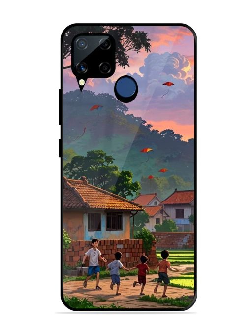 Sunset Play Glossy Soft Edge Case for Realme C15 Chachhi