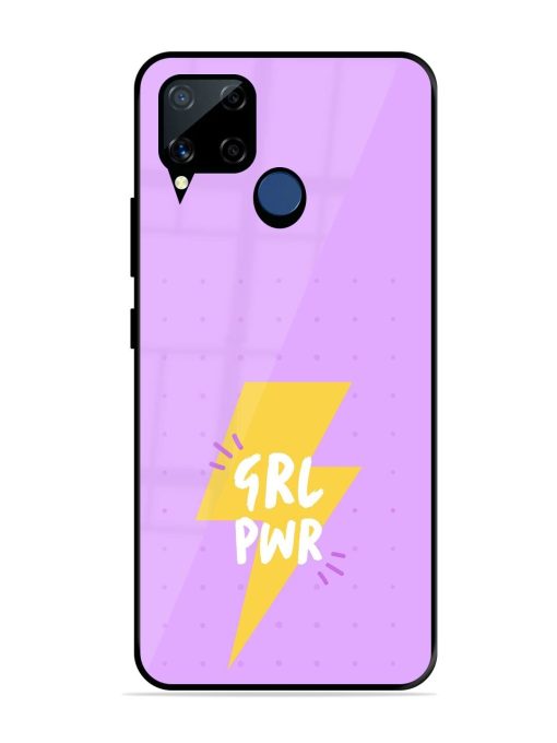 Girl Power Spark Glossy Soft Edge Case for Realme C15 Chachhi