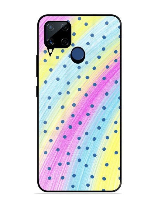 Polka Dot Paradise Glossy Soft Edge Case for Realme C15 Chachhi