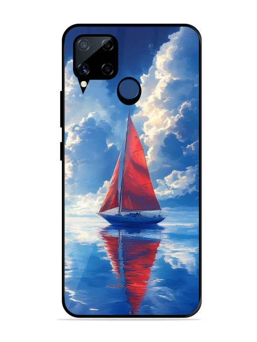 Crimson Sails Glossy Soft Edge Case for Realme C15 Chachhi