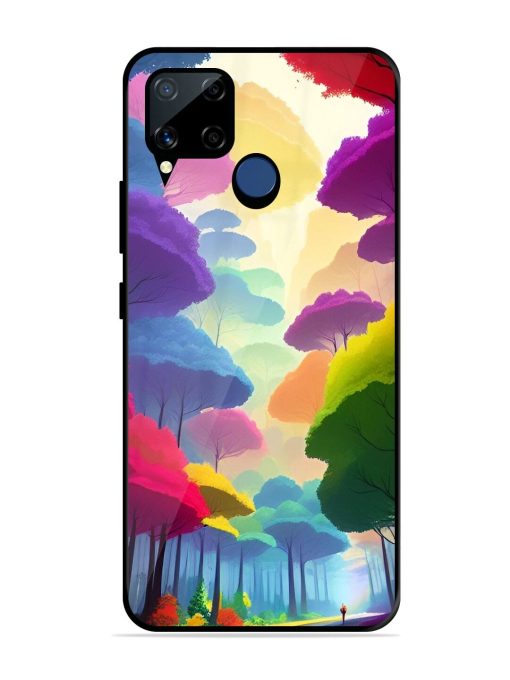 Rainbow Road Glossy Soft Edge Case for Realme C15