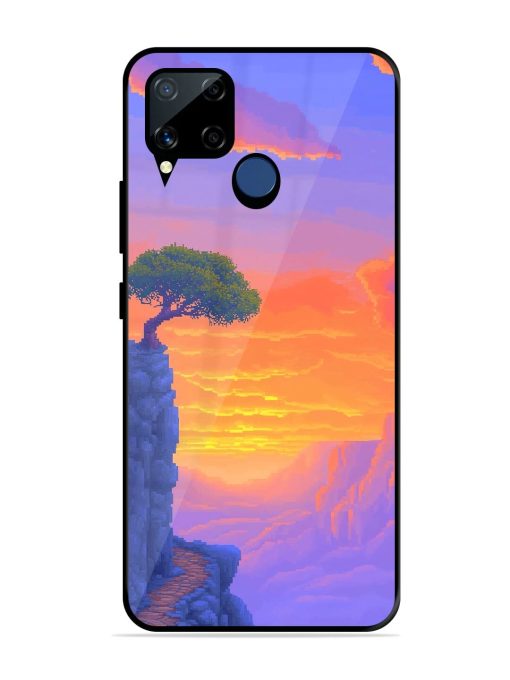 Cliffside Solitude Glossy Soft Edge Case for Realme C15 Chachhi