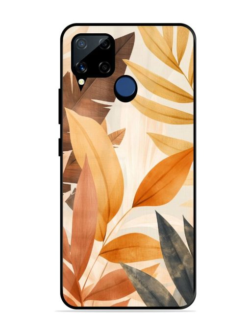 Earthy Elegance Glossy Soft Edge Case for Realme C15 Chachhi