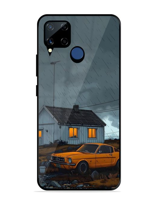 Rainy Day Retreat Glossy Soft Edge Case for Realme C15 Chachhi