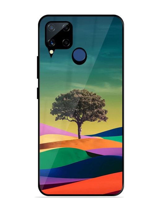 Rainbow'S Lone Sentinel Glossy Soft Edge Case for Realme C15 Chachhi