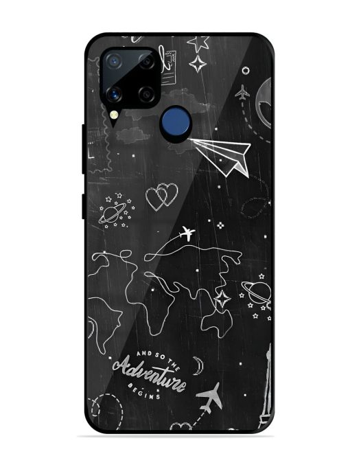 Wanderlust Sketchbook Glossy Soft Edge Case for Realme C15