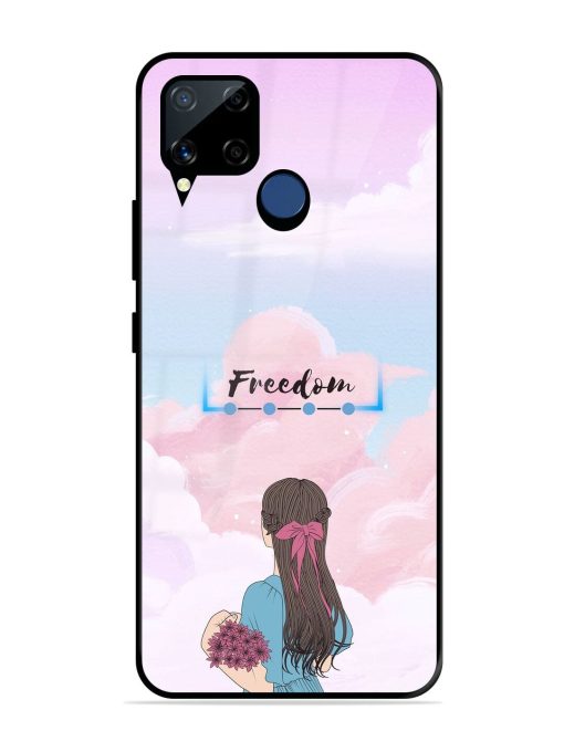 Skyward Dreams Glossy Soft Edge Case for Realme C15 Chachhi