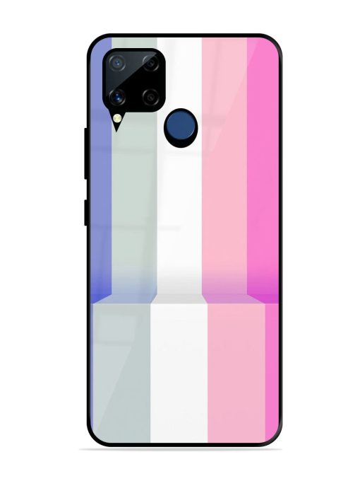 Pastel Palette Glossy Soft Edge Case for Realme C15 Chachhi