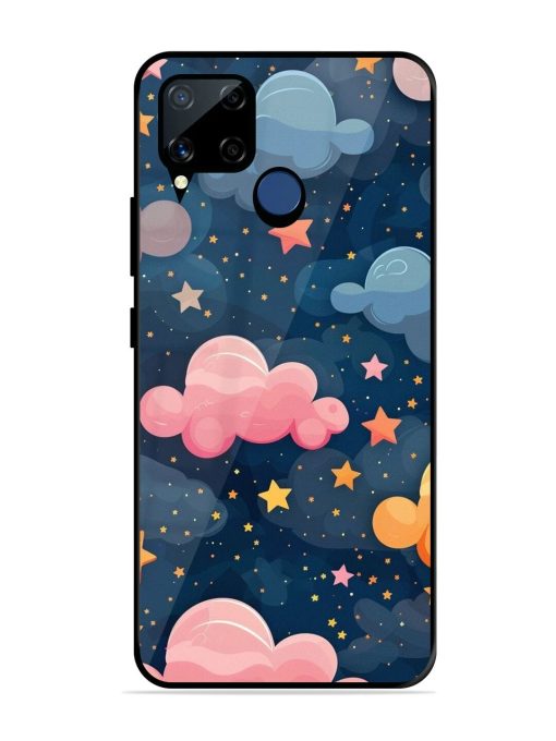 Twinkling Dreams Glossy Soft Edge Case for Realme C15 Chachhi