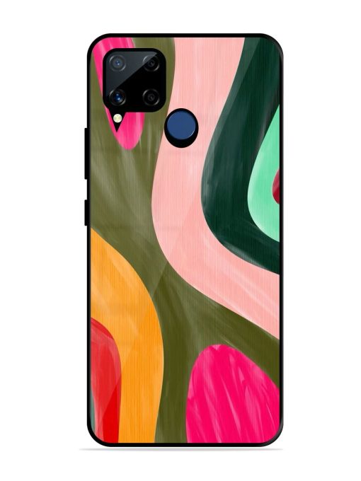 Wavy Wonderland Glossy Soft Edge Case for Realme C15 Chachhi