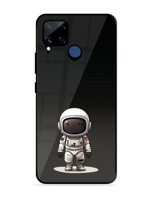 Neon Astronaut Glossy Soft Edge Case for Realme C15 Chachhi