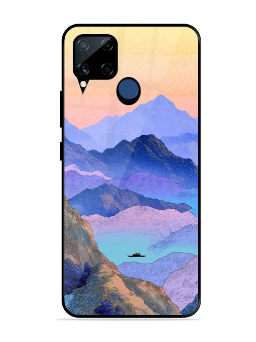 Mountain Mist Glossy Soft Edge Case for Realme C15 Chachhi