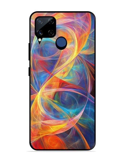 Cosmic Currents Glossy Soft Edge Case for Realme C15 Chachhi