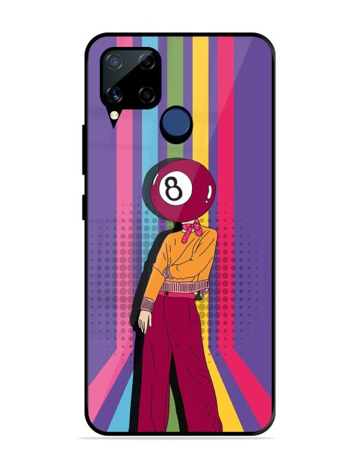 Eight Ball Fashionista Glossy Soft Edge Case for Realme C15 Chachhi