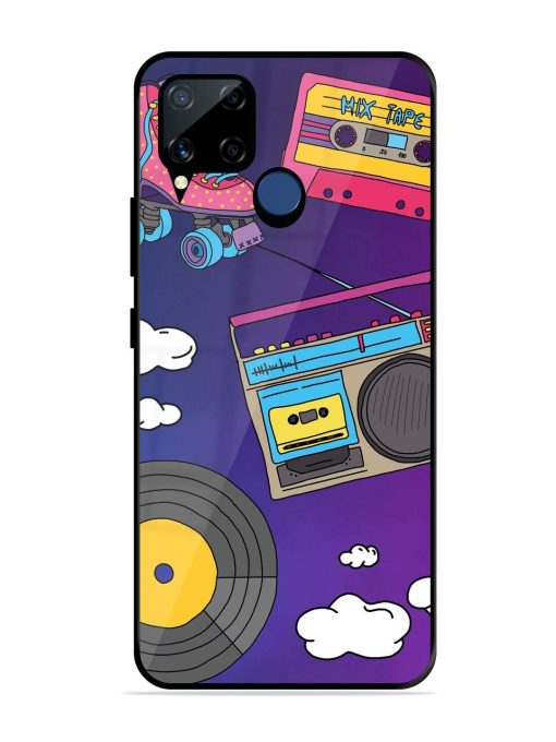 Retro Vibes Glossy Soft Edge Case for Realme C15