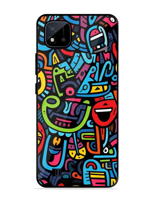 Doodlephoria Glossy Soft Edge Case for Realme C20 Chachhi