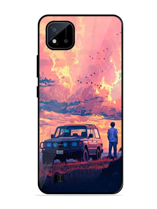 Solitude'S Horizon Glossy Soft Edge Case for Realme C20 Chachhi