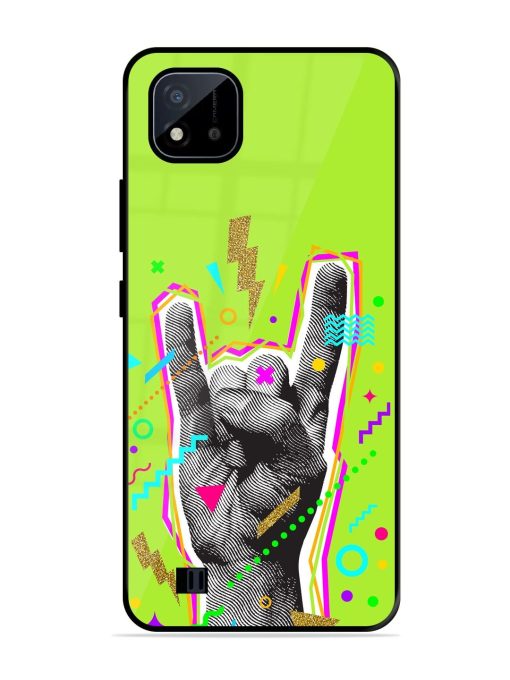 Neon Rock Glossy Soft Edge Case for Realme C20 Chachhi