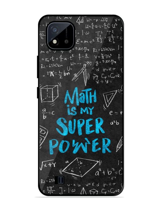 Math Magic Glossy Soft Edge Case for Realme C20 Chachhi