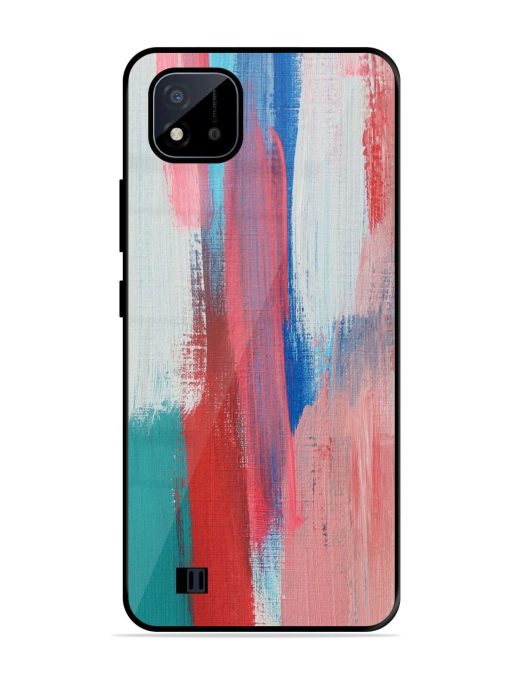 Colorful Chaos Glossy Soft Edge Case for Realme C20 Chachhi